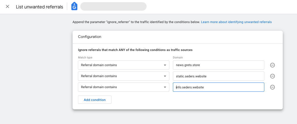 Spamverkeer uitsluiten in Google Analytics 4